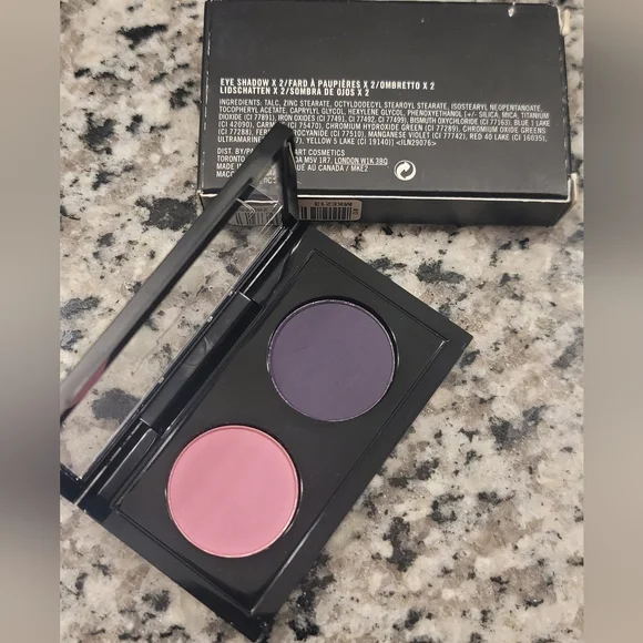 MAC M.A.C Eye Shadow X2 Palette Dynamic Duo 4 Brand New In Box - Picture 2 of 4